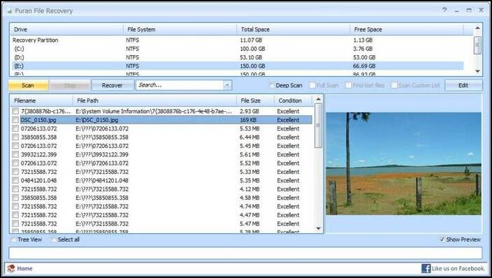 puran file recovery windows